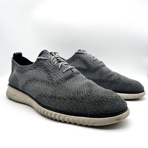 Cole Haan Shoes Men's 13 2.ZeroGrand Magnet/Ironstone Oxfords Dress C27565